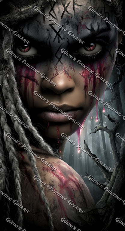Die Gezeichnete by Karla 65x120 140 Farben