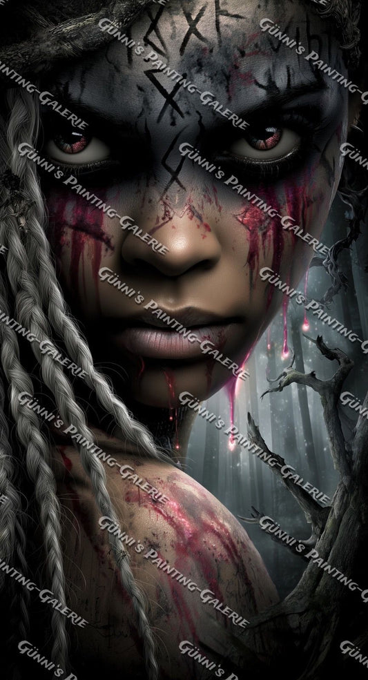 Die Gezeichnete by Karla 65x120 140 Farben