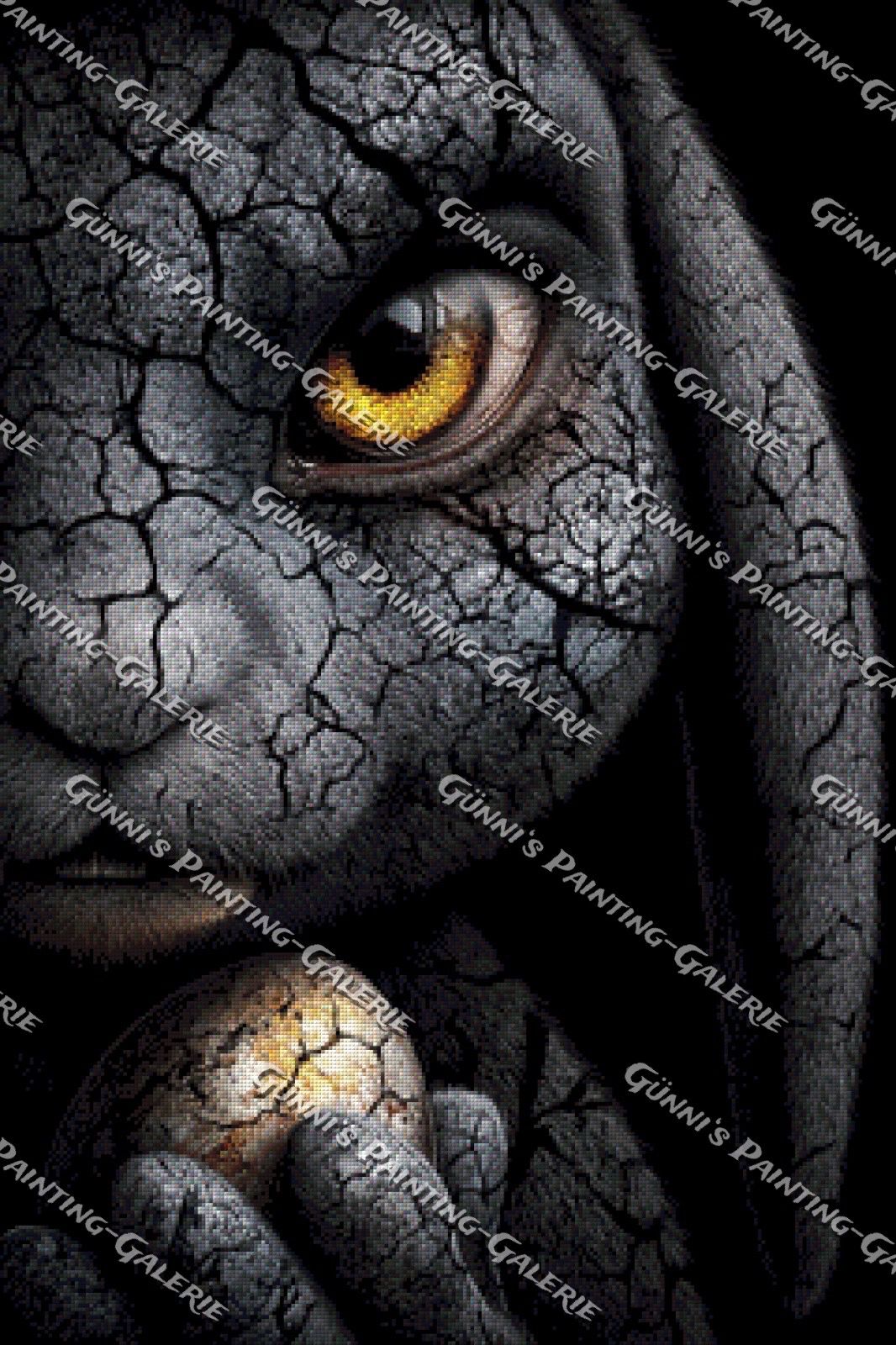 Der gebrochene Hase by QN 60x90 115 Farben