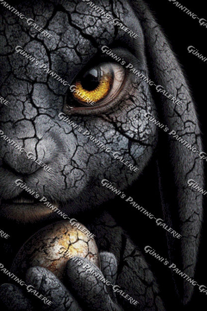 Der gebrochene Hase by QN 60x90 115 Farben