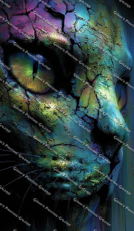 Die Wächterkatze by Karla 70x120 225 Farben