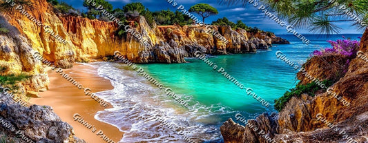 Geheimnis der Klippen by Elly_A.I. 180x70 355 Farben