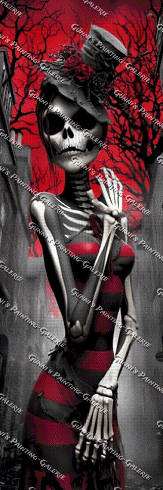 Die Knochenkönigin by Karla 40x120 140 Farben