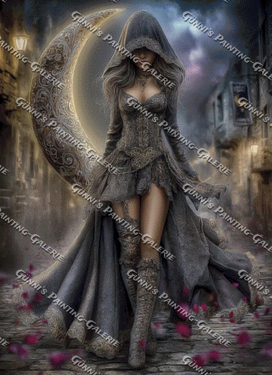Königin der Dämmerung by Elly_A.I. 80x110 120 Farben
