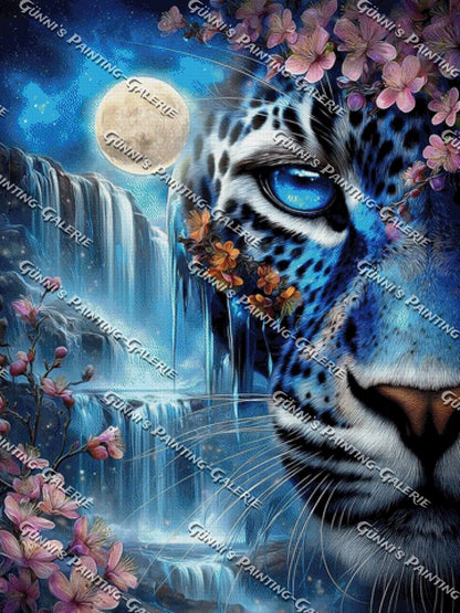 Flüstern des Mondleoparden by illumaris KI_Art 90x120 280 Farben