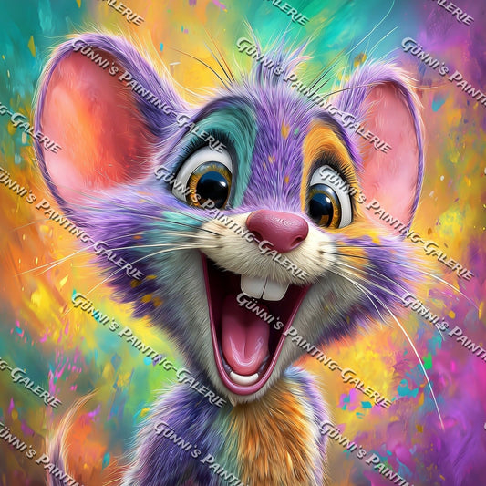 Jubel-Maus by QN 90x90 370 Farben