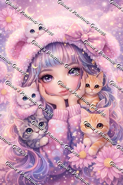 Im Reich der Kuschelträume by LulanaCuties 60x90 135 Farben