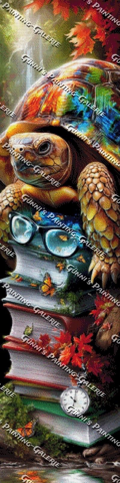 Schildkröte der Weisheit by QN 30x120 325 Farben