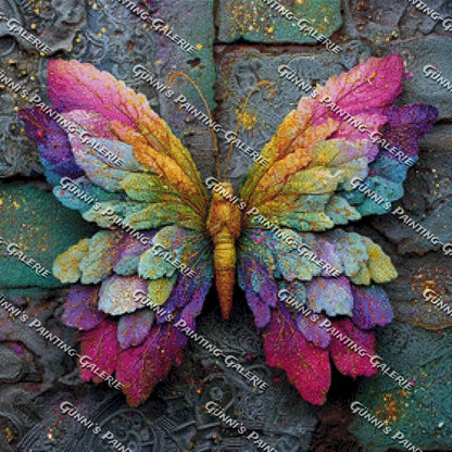 Der Herbstschmetterling by Andastra_DP 70x70 180 Farben