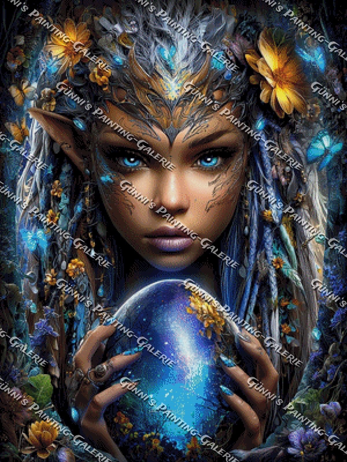 Die Seherin by illumaris KI_Art 75x100 290 Farben