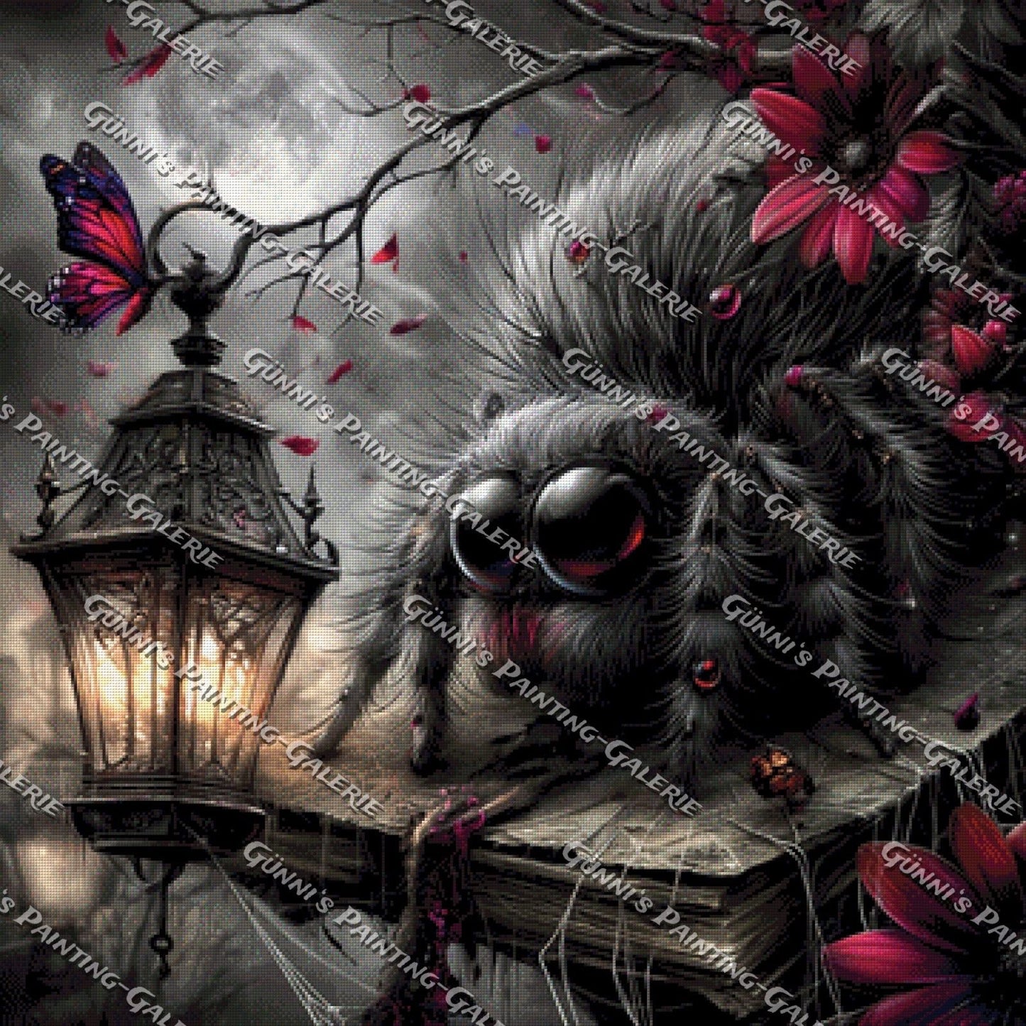 Whisper in Crimson - Das Netz der roten Träume by Sweet_Loco_AI 90x90 180 Farben