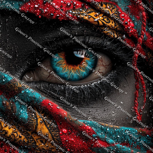 Das Auge des Sturms by QN 90x90 300 Farben