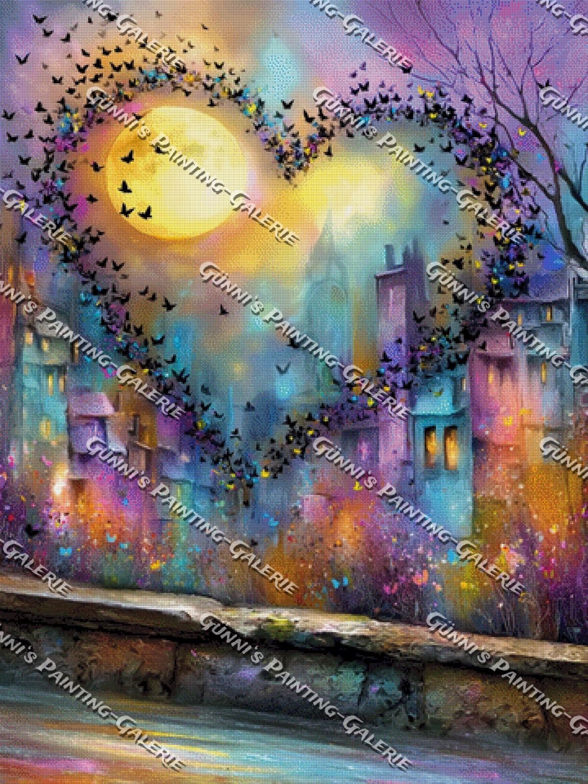 Wo die Träume fliegen by Elly_A.I. 90x120 370 Farben