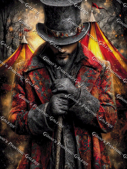 Zirkus der Illusionen by Elly_A.I. 75x100 235 Farben
